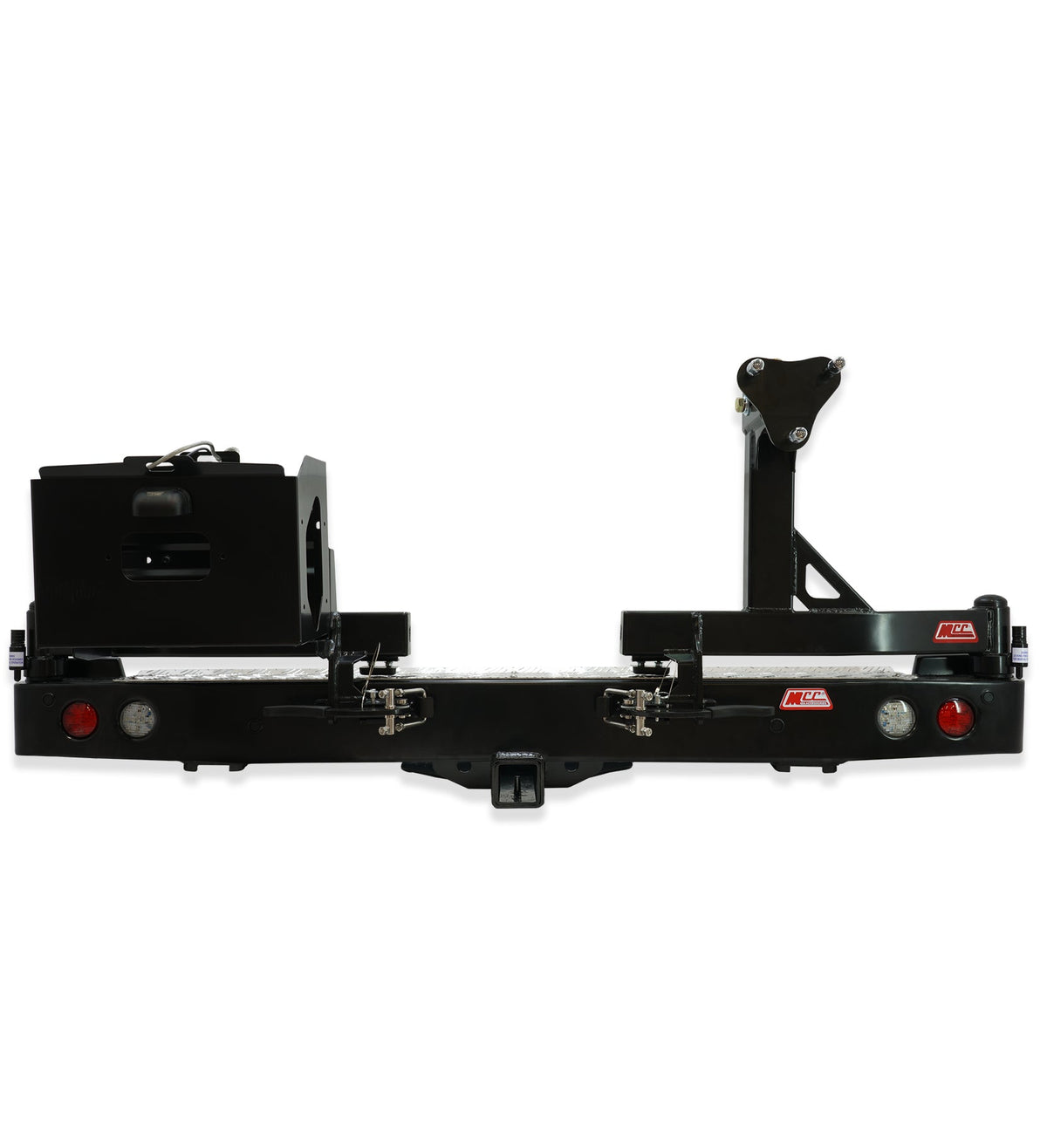 Next-Gen Ranger Raptor 2022-On - 022-02 Rear Wheel Carrier Single Jerry Can Holder Package - SKU MCC-05011-202PK2-SB