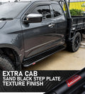Ranger Super Duty MY26 - 309SBK Extra CabSide Step Package (Sand Black)