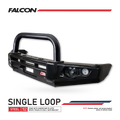 Hilux 2026-On (9th Gen) 707-01 Falcon Bull Bar Single Black Loops Package (LED Foglight)