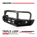 Great Wall Cannon XSR 2021-On 707-01 Falcon Bull Bar Triple Stainless Loops Package (No Foglight)