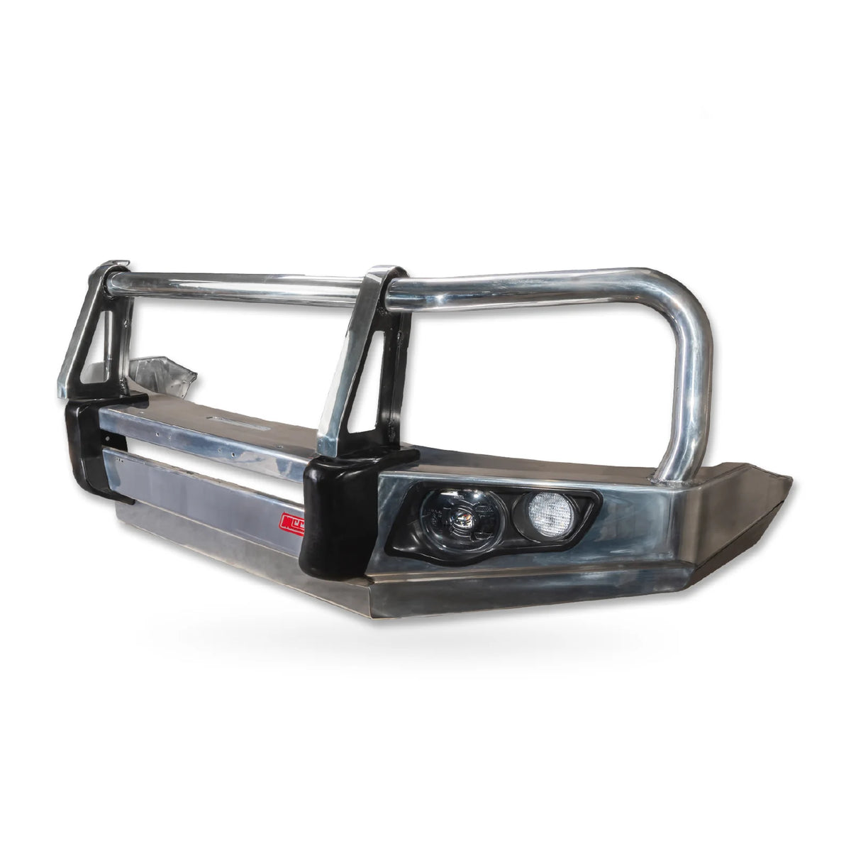 Prado 250 2025-On 707-02A Alloy Falcon Bull Bar Black A-Frame Package (LED Foglight)