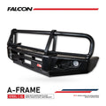 JAC T9 2025-On 707-02 Falcon Bull Bar Black A-Frame Package (No Foglight) (Sand Black)