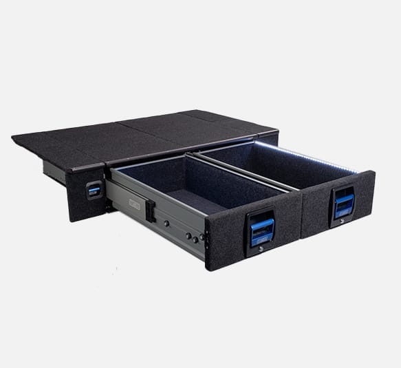 MSA 4x4 Prado 250 Series Double Storage Drawer System 41031