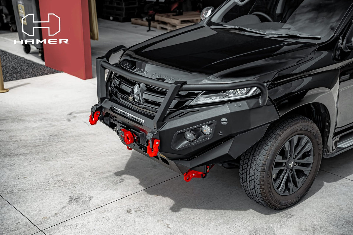 King series Plus bull bar for Mitsubishi Pajero Sport QF ( 2020 – Present )