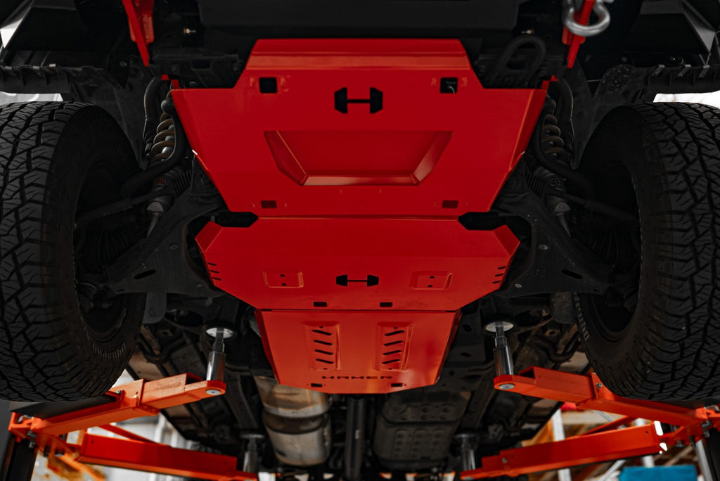 Hamer 3 Pce Underbody Protection Plates (Suitable for Diesel model) — H001-D-T323