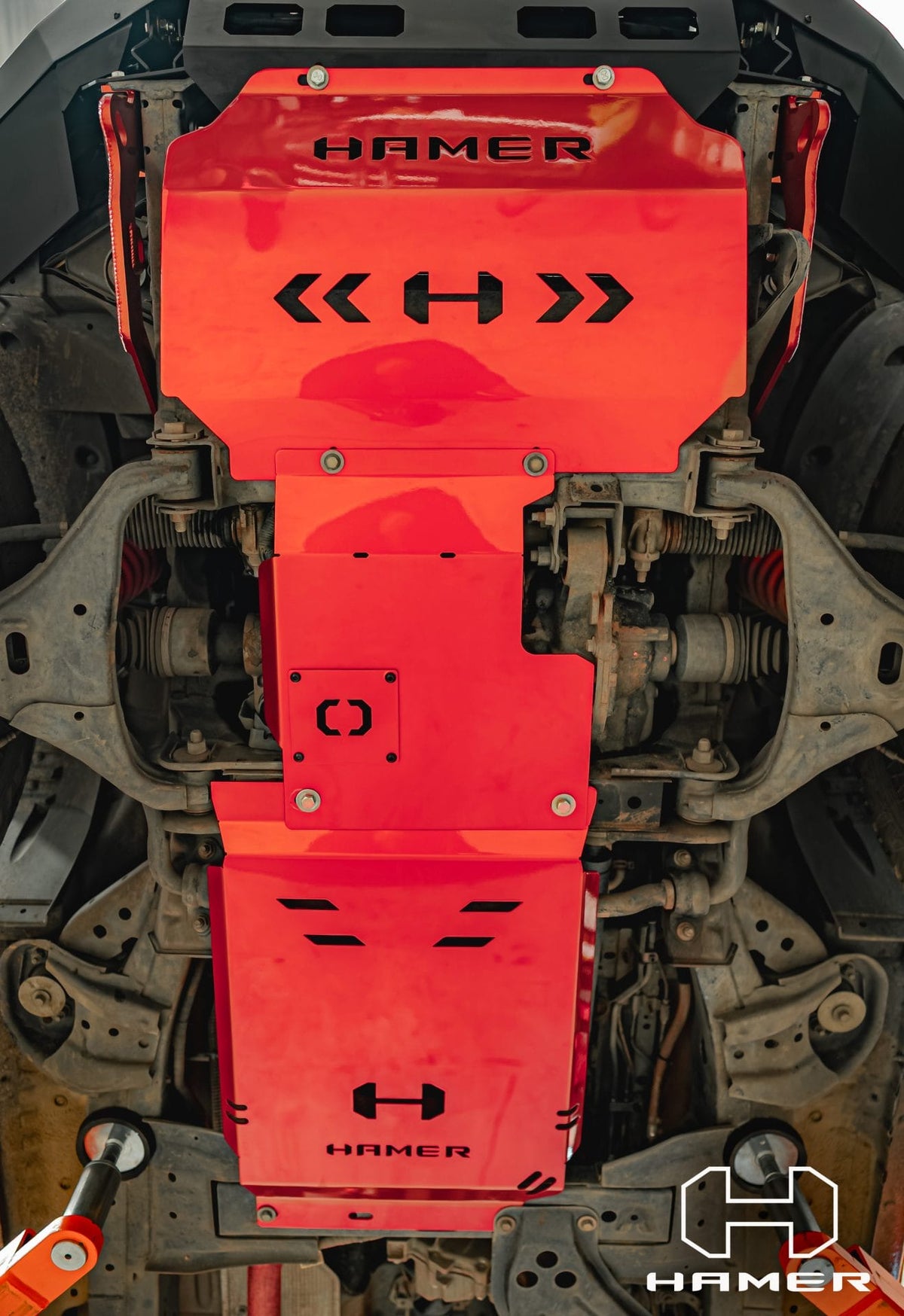 3 Piece under protection plate for Ford Ranger PX2, PX3 (2015 – 2022)