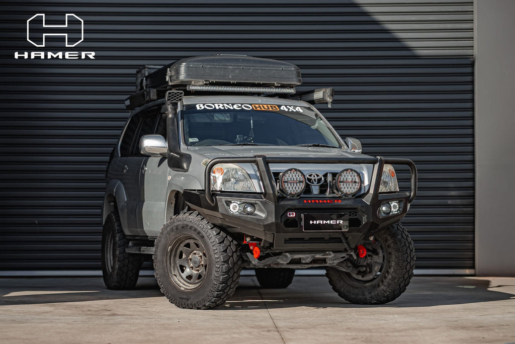 King series plus bull bar for Toyota Landcruiser Prado 120 Series (2003 – 2009)