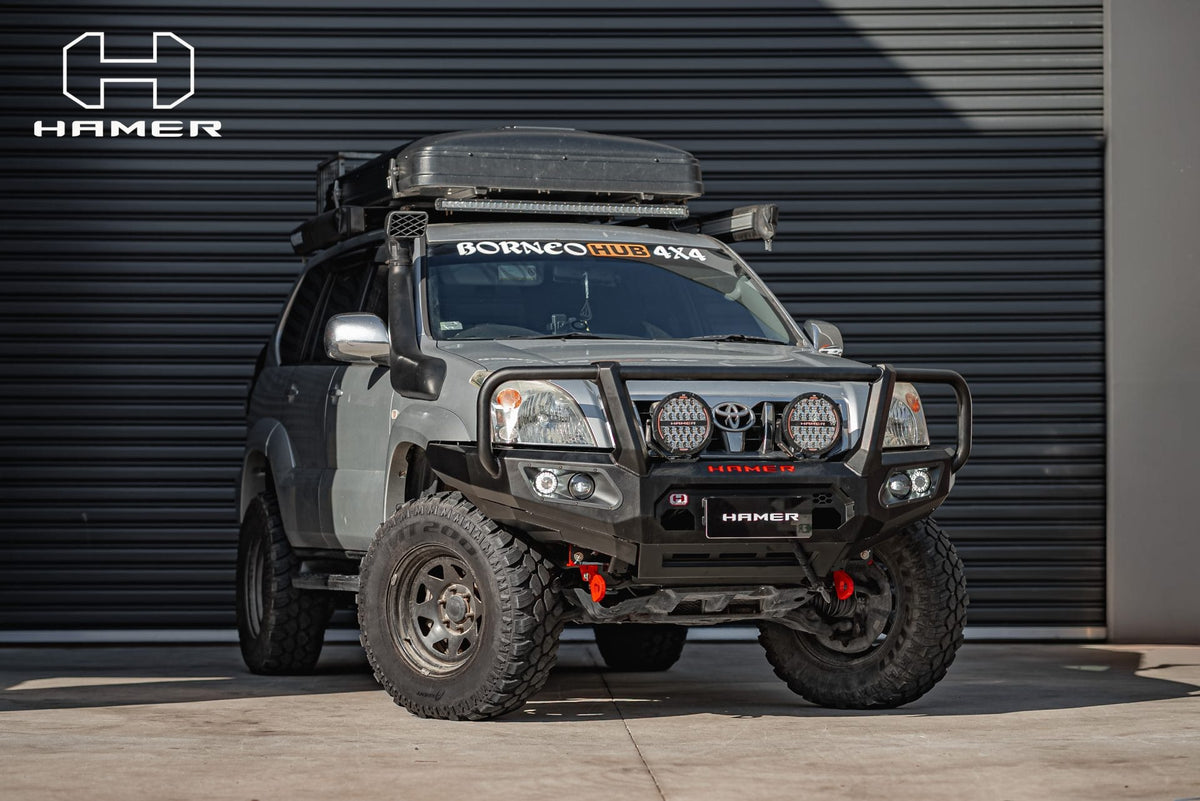 King series plus bull bar for Toyota Landcruiser Prado 120 Series (2003 – 2009)