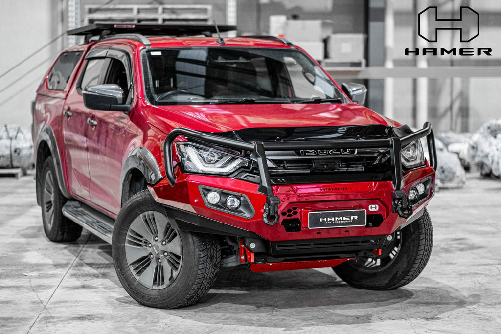 Isuzu D-MAX fitted with Hamer 4x4 accessories