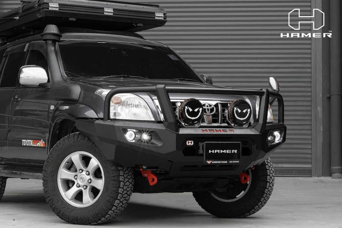 King series plus bull bar for Toyota Landcruiser Prado 120 Series (2003 – 2009)