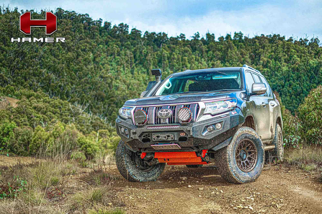 Four-wheel-drive tracks near Melbourne