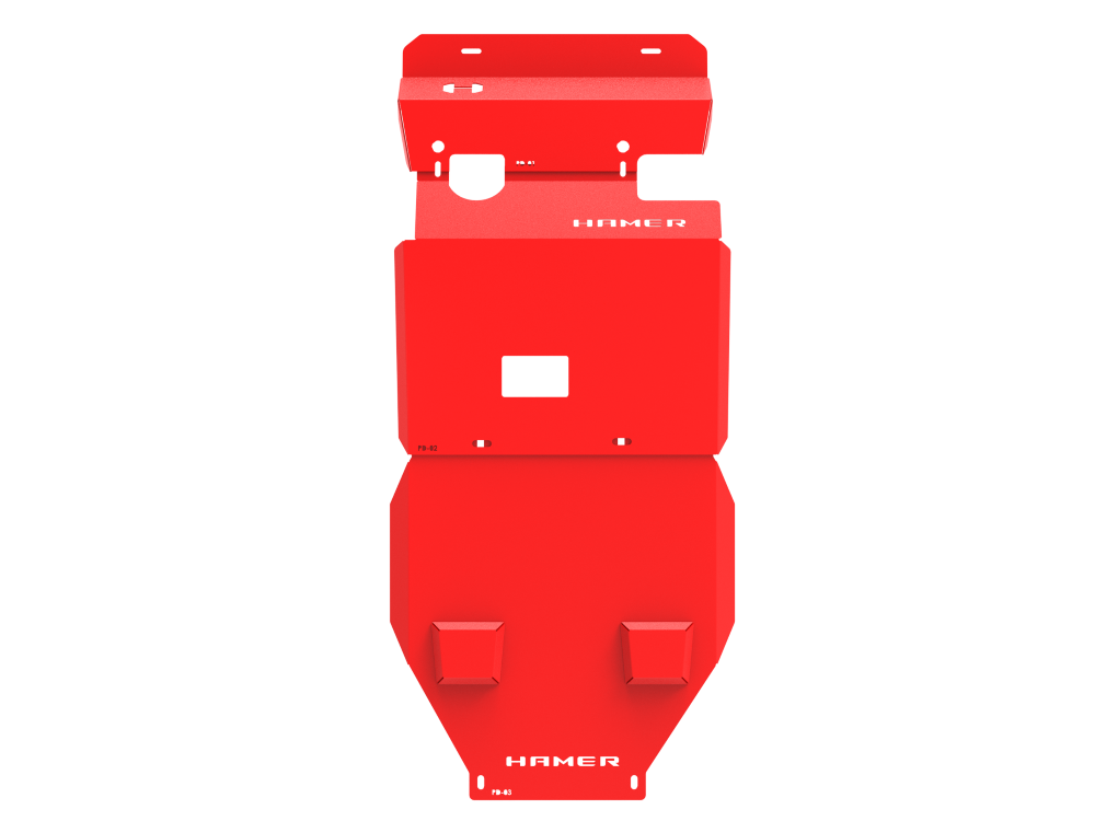 3 Piece under protection plate for Toyota Landcruiser Prado 150 Series (2009 – 2013)