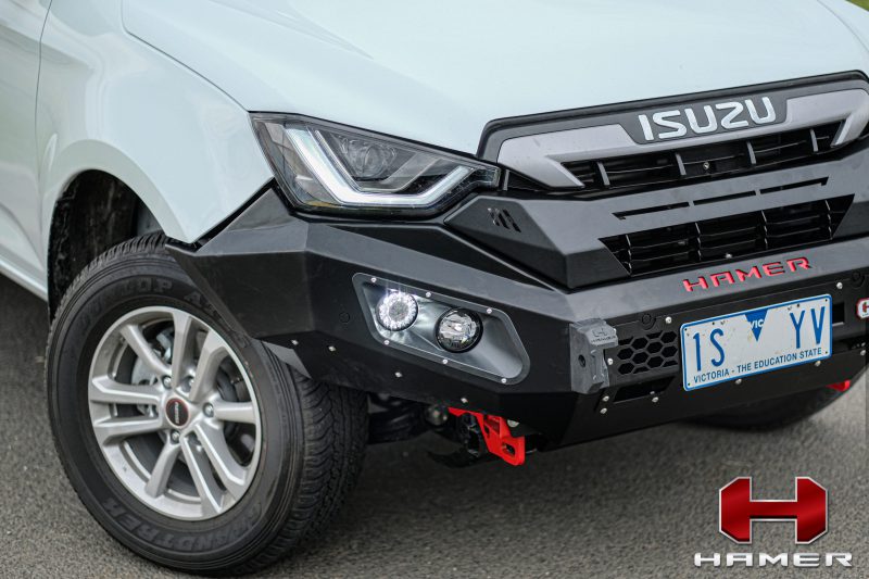 HAMER KING SERIES BULL BAR IN BLACK FOR ISUZU D-MAX 2020