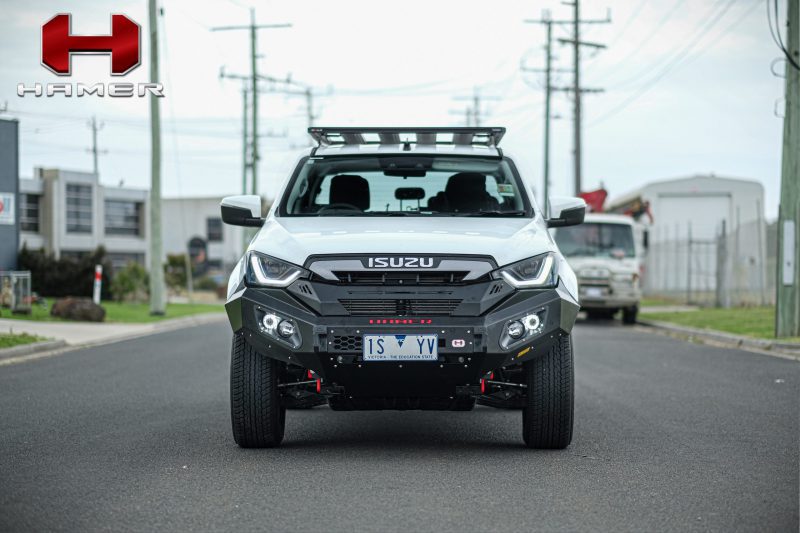 HAMER KING SERIES BULL BAR IN BLACK FOR ISUZU D-MAX 2020