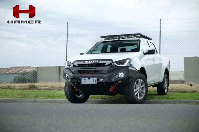 HAMER KING SERIES BULL BAR IN BLACK FOR ISUZU D-MAX 2020