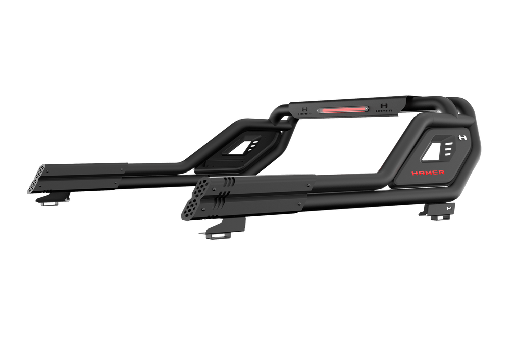 Sleek Back Right Corner Sports Bar - Hamer 4x4