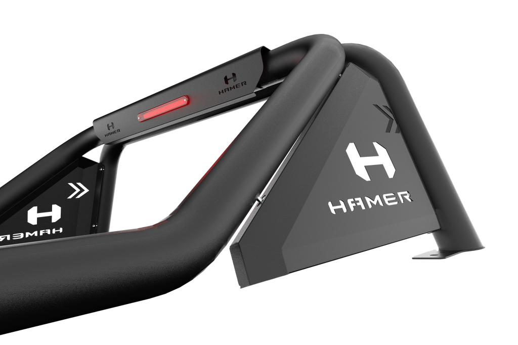 Premium Sports Bar with Hamer Logo - Unique Angled View