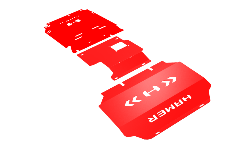 3 Piece under protection plate for Mitsubishi Triton MV (2024 – Present)