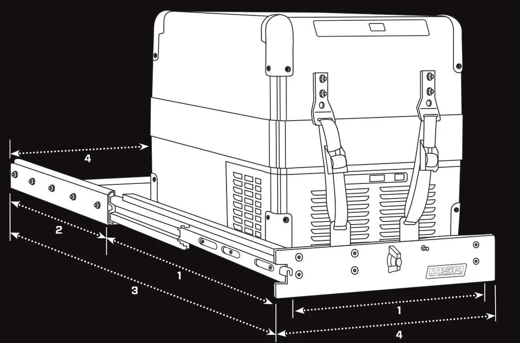 MSA 4x4 SL40 Straight Slide SL40