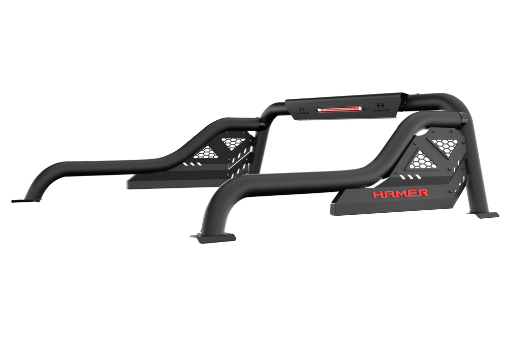 Hamer Titanium Series Sports Bar - Back Right Corner Angle View