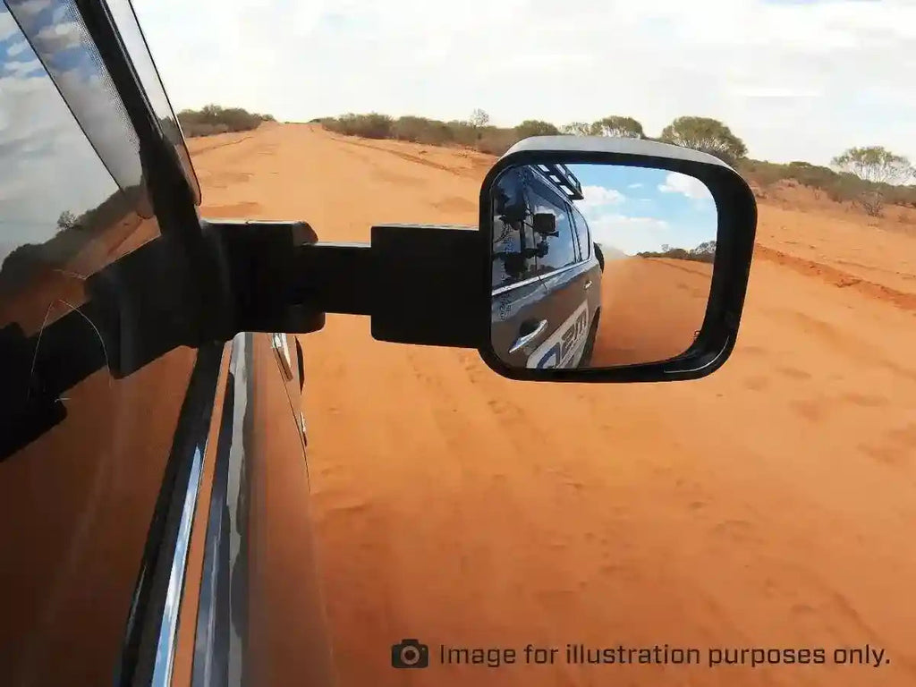 MSA 4x4 Manual 5 Year Warranty Landcruiser 70-79 Series Towing Mirrors TM400