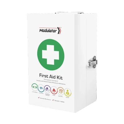 MODULATOR Series Metal Cabinet First Aid Kit – 6 Kit