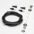 Universal Headlight Washer Jet with 1 Way Valve and Hose kit